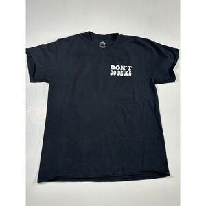 Black Graphic T-Shirt | "Don't Do Drugs" Tee | Casual Streetwear Top